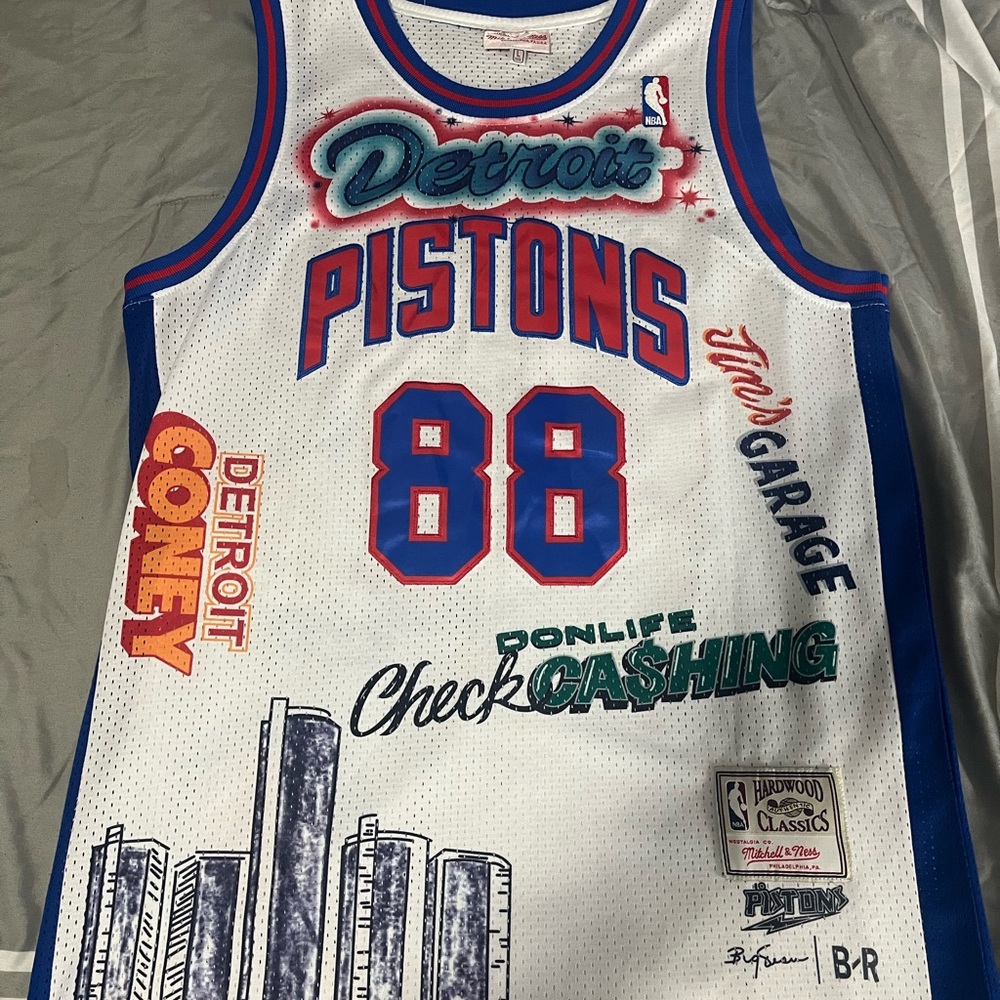 Detroit Pistons Bleacher Report Big Sean “Sean Don” jersey